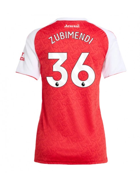 Billige Arsenal Martin Zubimendi #36 Hjemmedrakt Dame 2025-26 Kortermet Billige Arsenal Martin Zubimendi #36 Hjemmedrakt Dame 2025-26 Kortermet